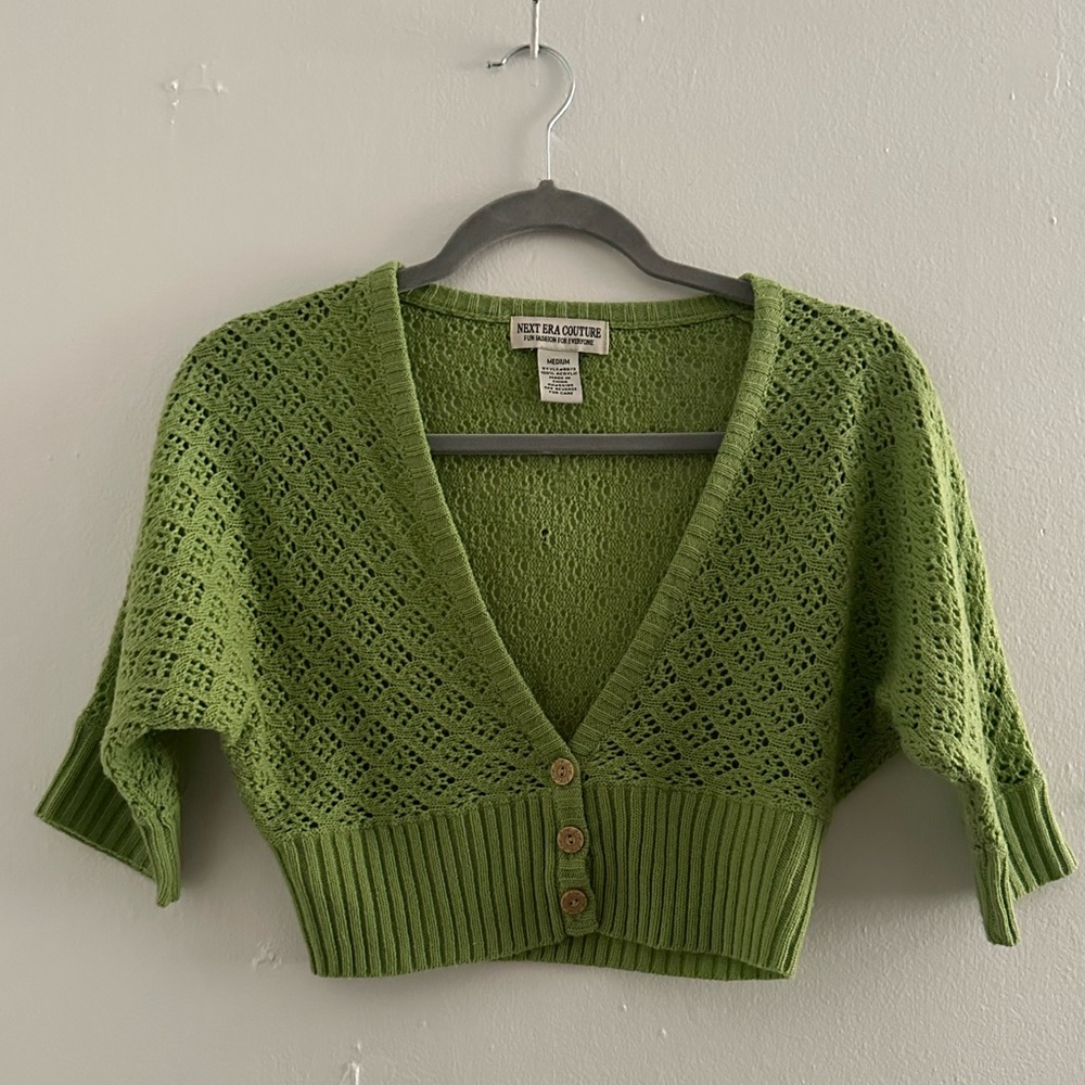 Green Cardigan